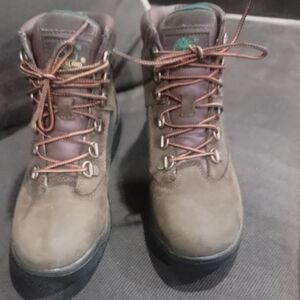 Timberland Women's Dark Brown Combat Boots